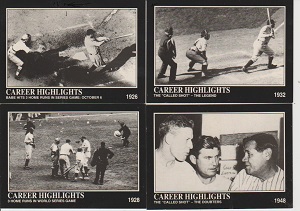 Tarjetas de colección de Babe Ruth