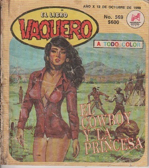 El Libro Vaquero, #569, año 1989. Edit.Nov