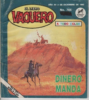 El Libro Vaquero, #784, año 1993 Edit.Nov