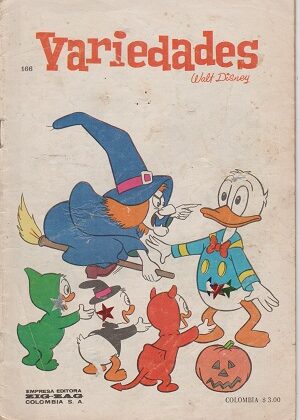 Variedades De Walt Disney #166-1968